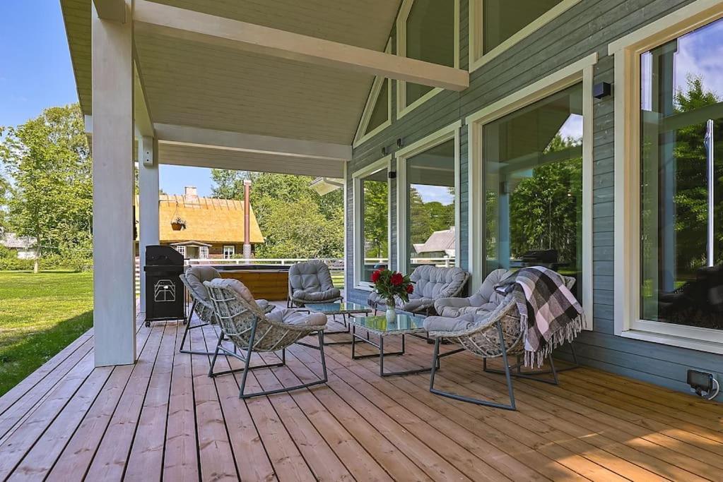Modern Villa With Sauna & Hot Tub Hiiumaa 外观 照片