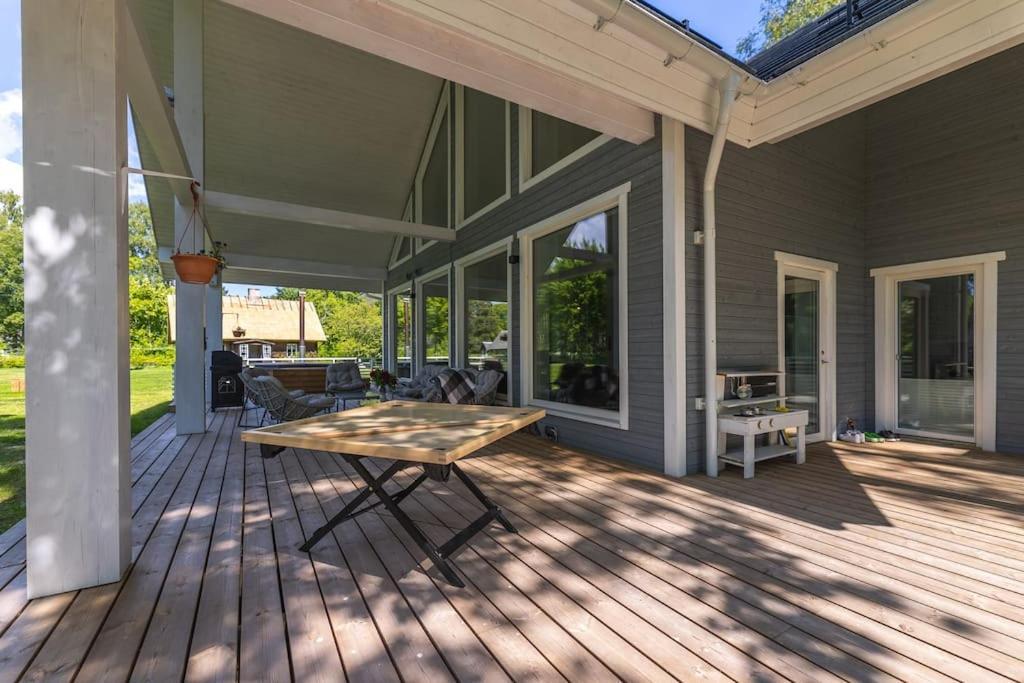 Modern Villa With Sauna & Hot Tub Hiiumaa 外观 照片